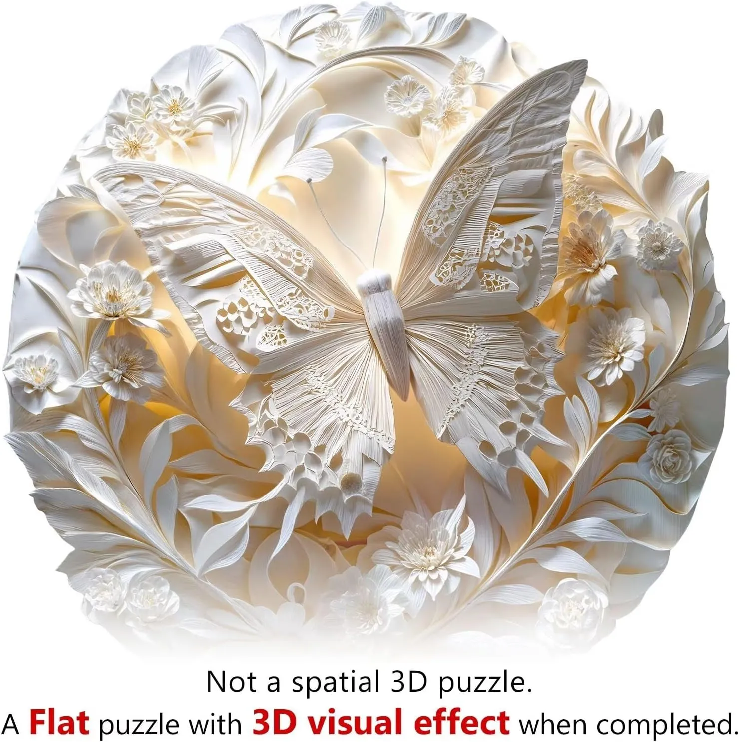 * 13.4in 3D Butterfly Puzzles 290 Pieces Adults Gifts aie dripstone swim disrupt unsophisticated Wooden 13.4 