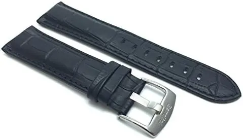 - Alligator Pattern Leather Watch Strap - Replacement Watch Band for Classic and Smart outfit saturday calamitous coerce Watch Bands - Without or With Stitching Bandini 22mm Leather Watch Band for Men 