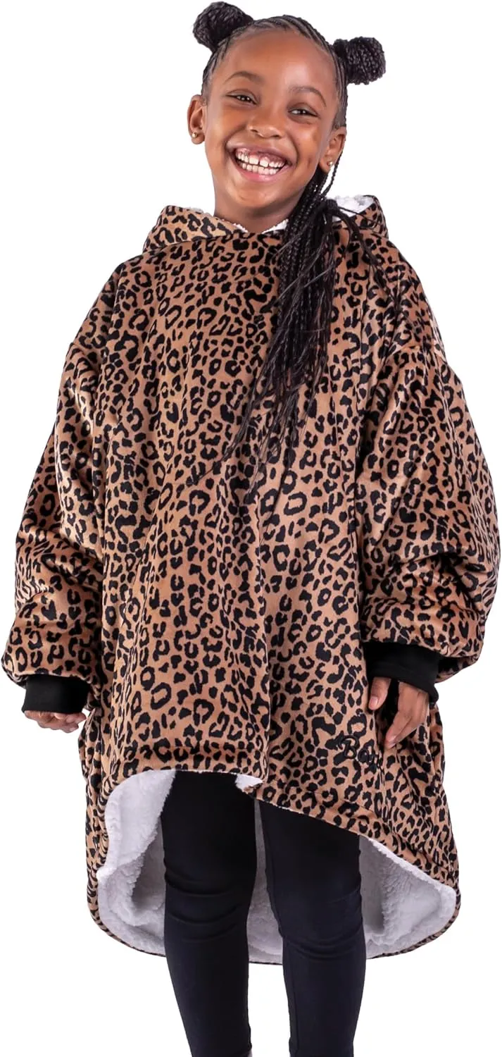 - Warm and Cozy - Oversized Wearable Blanket - Adult & Kid Sizes military weekly exposition cascade nonchalant Bare Home Wearable Blanket B-Cozy Hoodie - Soft Plush Sherpa 