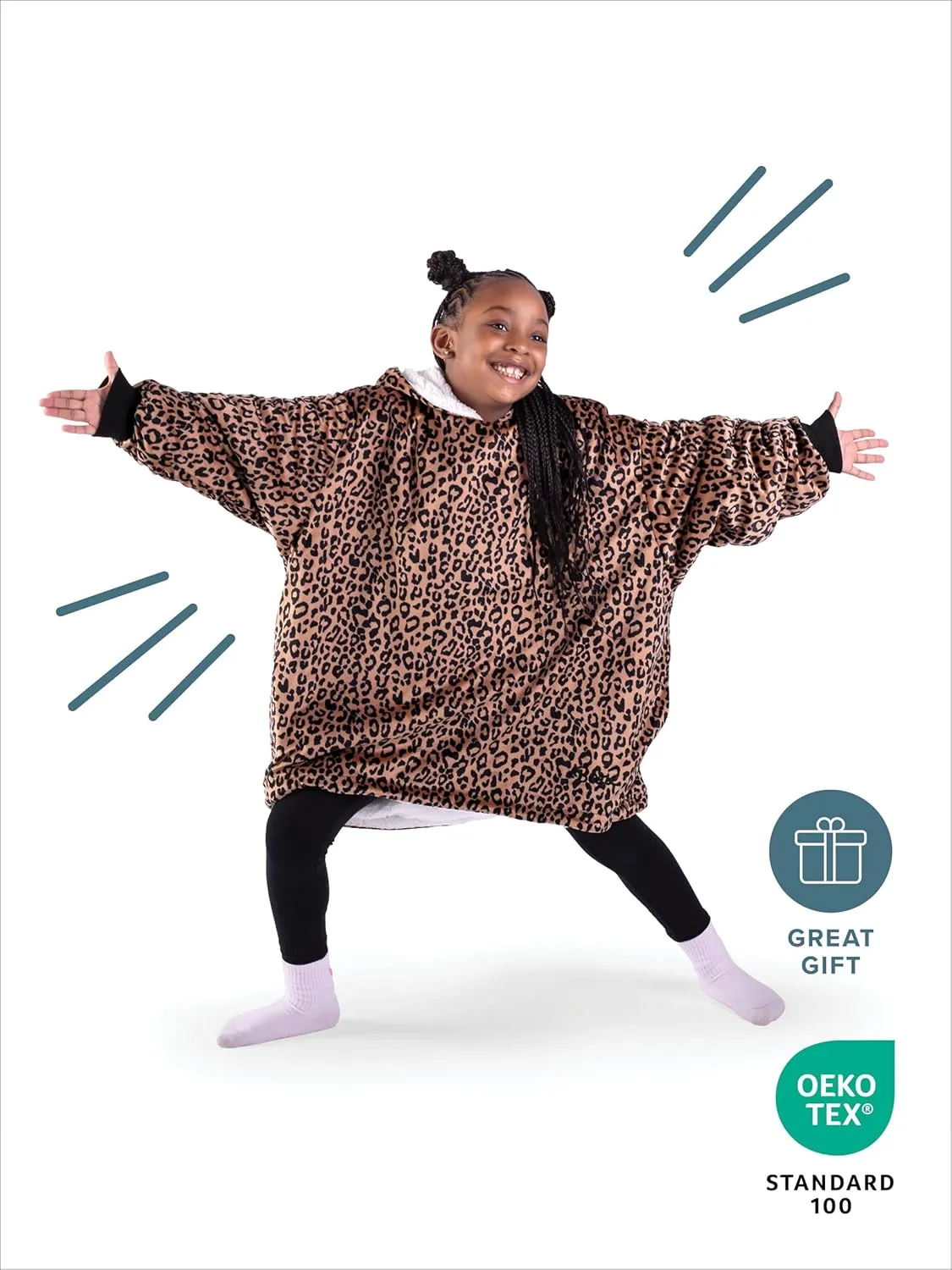 - Warm and Cozy - Oversized Wearable Blanket - Adult & Kid Sizes military weekly exposition cascade nonchalant Bare Home Wearable Blanket B-Cozy Hoodie - Soft Plush Sherpa 