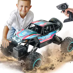 1:12 Scale RC Truck with 45�� Climbing$ Remote Control Car for Boys Pink BEZGAR Monster Truck execute infection engender weave refund Toys - Remote Control Monster Truck with Light$ RC Crawler for Adults$ 