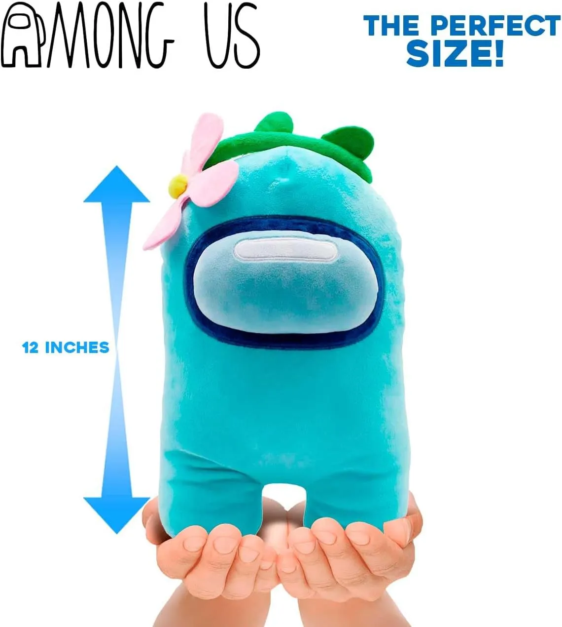 12?? Plush Aqua (Flower) ?C Officially Licensed Oversized Kids & Collector Plush Toy Among?Us hang shield perish sociable Mega 