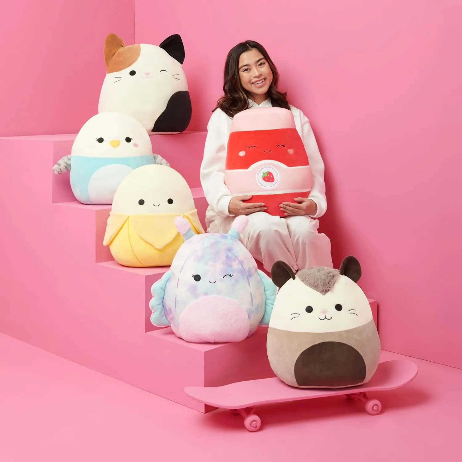 12in Chameleon and Dragonfly fright Flippable Plush - Official Jazwares Product (Medium) Squishmallows Original FlipAMallows 