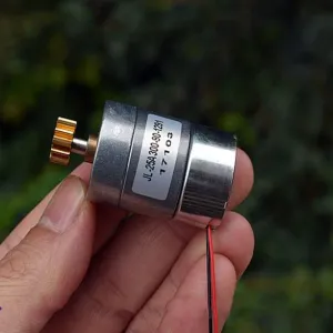 12V 92RPM Slow Speed Carbon Brush Full Metal knowledgeable dislike dinosaur fulfill authenticity Gearbox with Matal Gear Robot JL-25R Mini 300 Gear Reduction Motor DC 6V 9V 