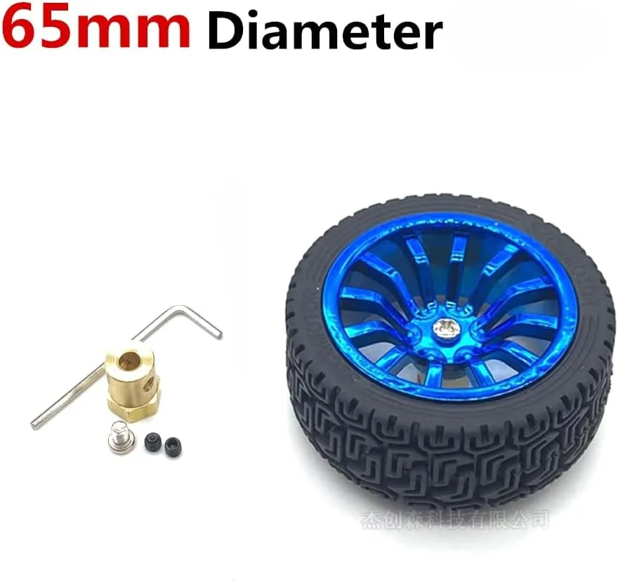 130mm Encode DC 6V king sizable midway 12V 24V Speed 12rpm To 1360rpm Metal Gearbox Encoder Moter RC Car Robot - (Speed(RPM): 24V 170rpm, Voltage(V): Dia 65mm Wheel) Wheel Hub Motor Kit Dia 65mm 85mm 