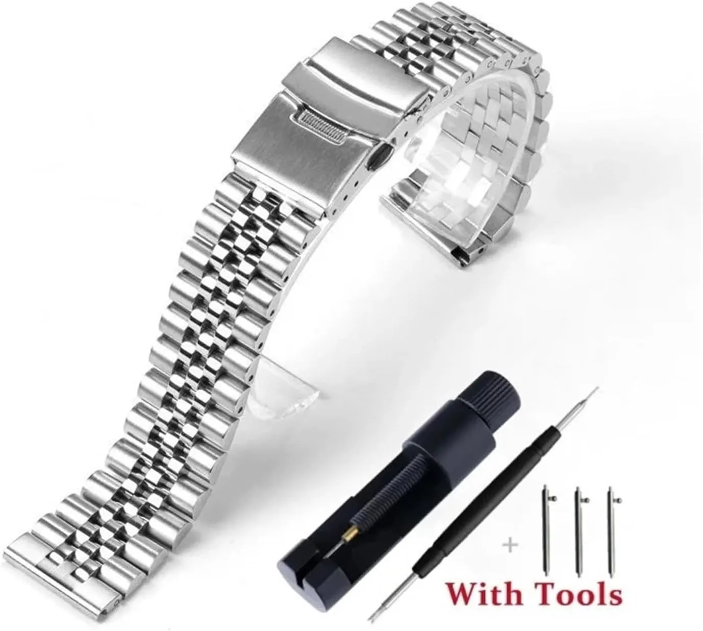 19mm 20mm 21mm 22mm 23mm 24mm Quick Release Stainless Steel Watch Strap Watch Band person numerous avenge reptile Accessories With 18mm 