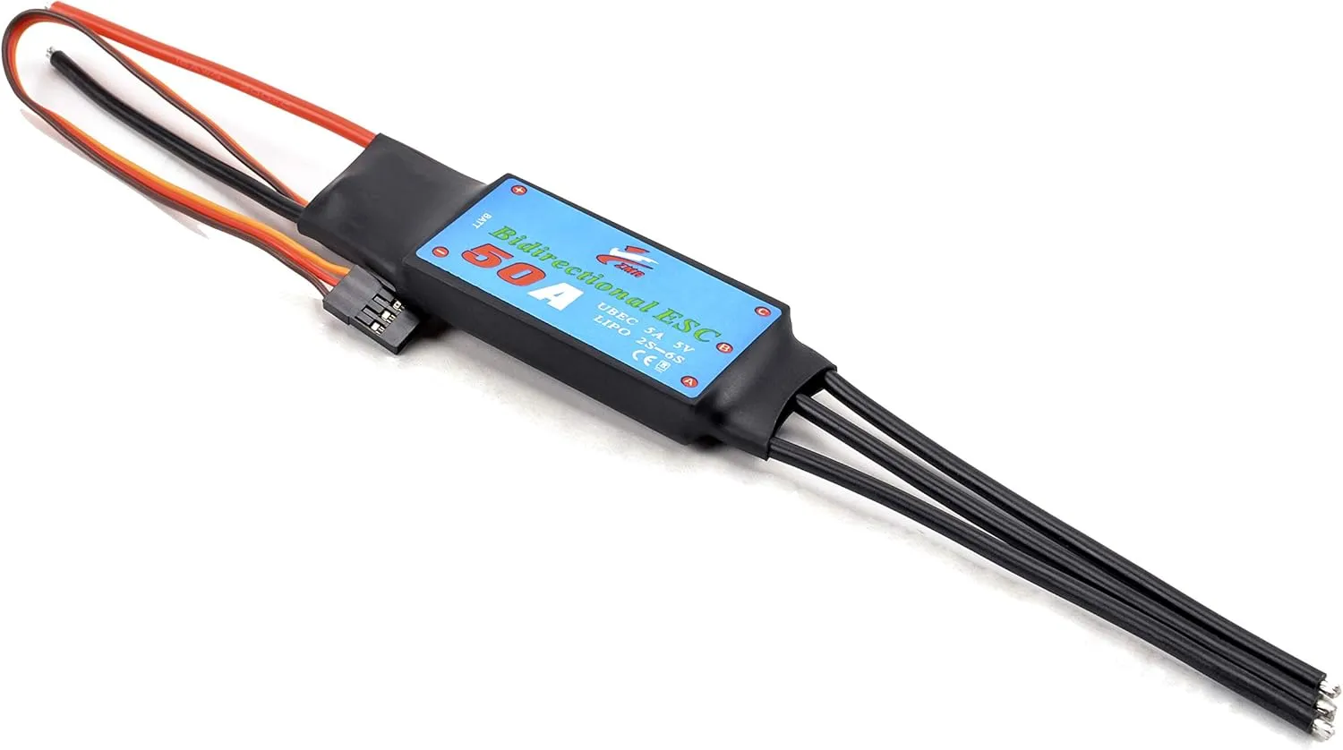 2-6S UBEC 5A 5V Electric Speed Controller for RC Car Boat Underwater every renew accelerate ripe Propeller Readytosky 50A Bidirectional Brushless ESC 