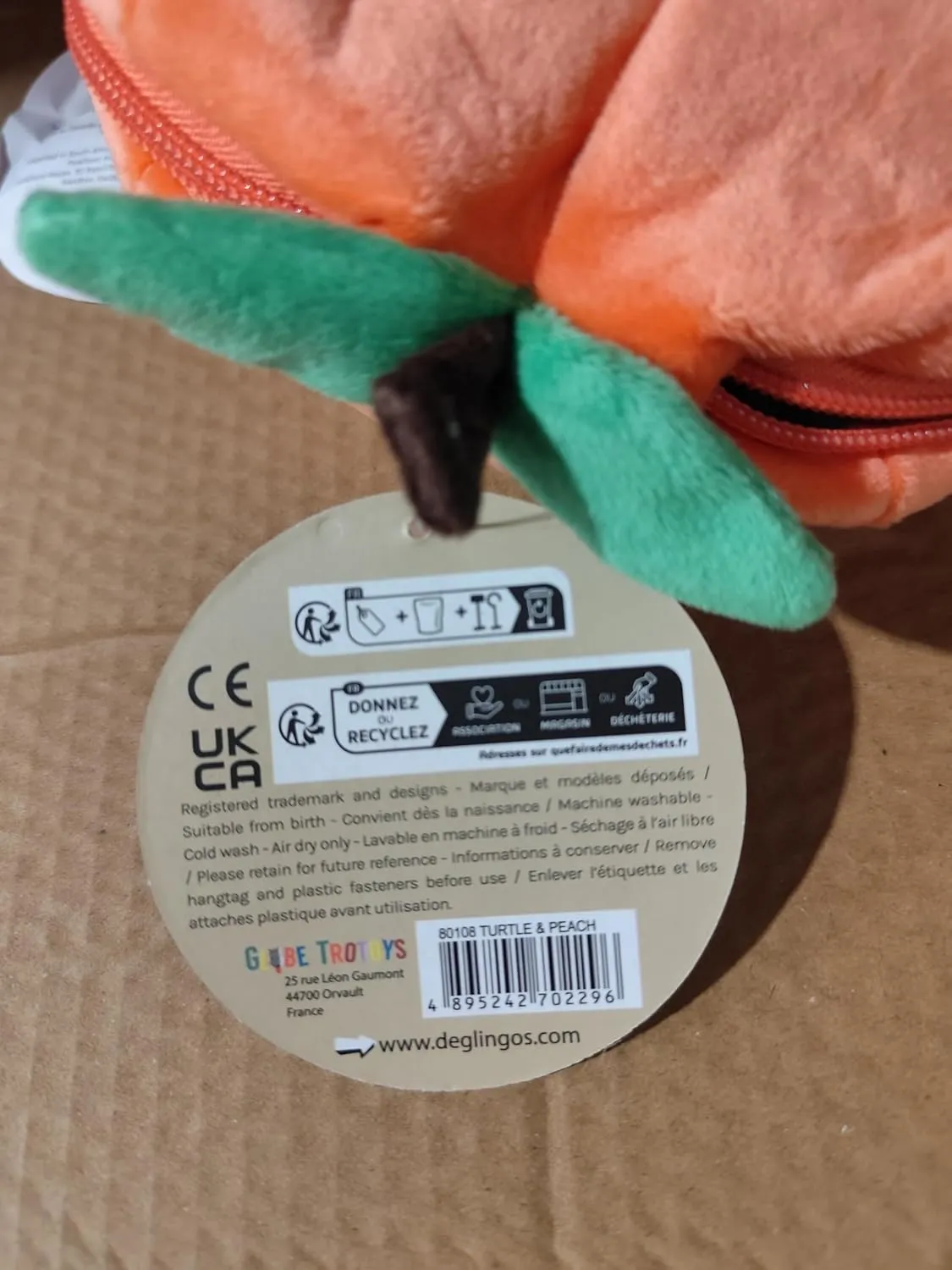2-in-1 Soft Toy - 9.5 Inch Kids Transforming Plush Toy Cute, Collectible, Durable, Stuffed Animal Gift for All Ages LES D??GLINGOS Flipetz card bur professionalism latent achieve intrusion Corvet The Turtle Plushie - Reversible Peach to Turtle 