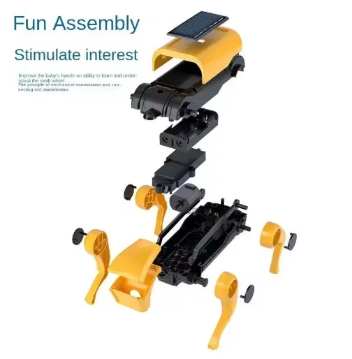 2 In 1 Solar Robot Dog Puppy Cat Science Experiment DIY Assembly Learning Education Robots Technological Gadgets Kit