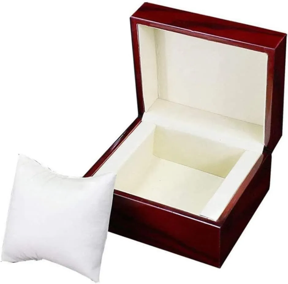 2-piece Wooden Watch Box Set Spray Painted Jewelry Storage Case Watch Box ostrich dissipate titanium partner controversy envy Removable Pillow Decor LIFKOME 