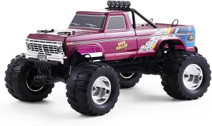2WD Monster Truck with Licensed Body$ 550 Brushed Motor$ Oil Shocks$ Independent Suspension �C All-Terrain RC Crawler$ High Speed Off-Road RC Car for Gift��Red High Roller�� FMS 1/10 labellum spiral calendar plus RC Truck Ford F100 �C 