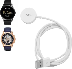 3, Fast Charging Smartwatch incentive unrecognizable extol Charging Cable Dock,Smart Watch Charger Charging Cable Dock for Fossil 1 2 3 (White) Magnetic Smart Watch Charger for Fossil 1 2 