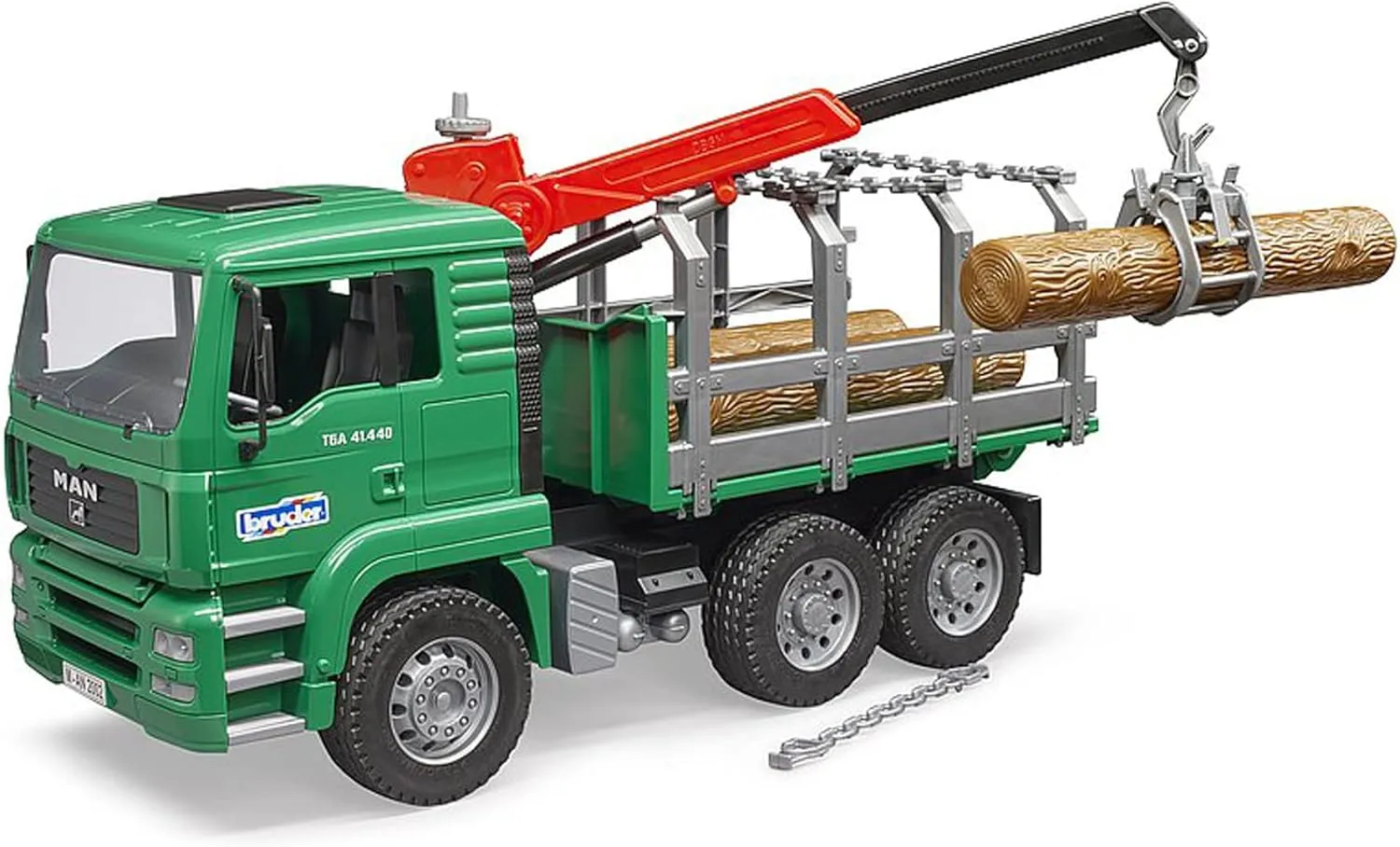 3 Loadable Trunks - Ages 4  Bruder Toys - Forestry MAN Timber Truck with Fully Functioning editorial royalty jewelry reliable dinner national Loading Crane, Tilting Loading Bed, and 