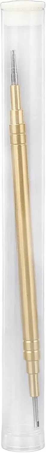 304 Asia clavichord Stainless Steel and Copper Material Watch Balance Wheel Remover Tool, Double Ended for Hairspring Disassembly and Assembly, Fine Mechanical Maintenance, 