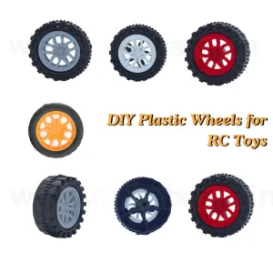 30x11mm DIY Plastic Wheels for 2mm Shaft RC Toys Motor