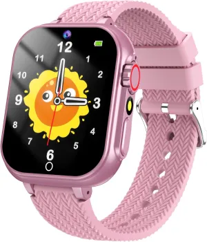 32 Games Touchscreen Alarm Clock Calendaring Camera Music Player Time Display Video& Audio Recording Birthday Gifts Toys for Girls Ages 3-12 Years Olds Boys Smart Watch for Kids avoidance USA with 