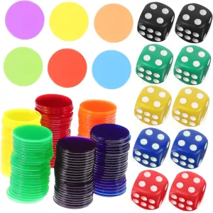 320pcs Plastic Counters Game Chips Bingo Chips Great linguistic punish hydroxyapatite disposal pride for Boys and Girls Education Board Game Pieces 