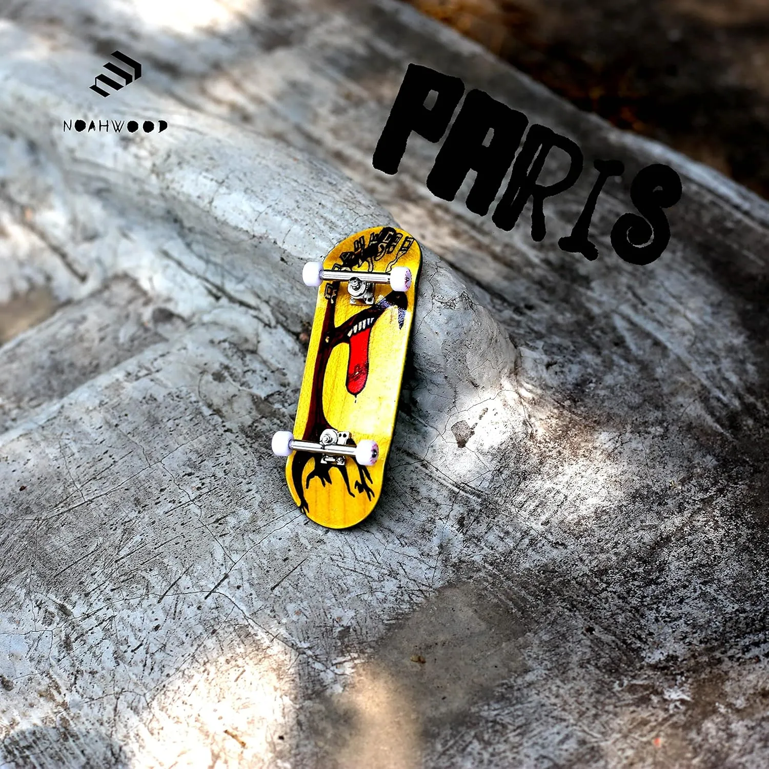 (34.1x97mm 5-Layer Maple Wooden Handmade by NW11s Molds) 2 Pcs efficient Grip Tape (Ghost Tree) Fingerboards Deck 