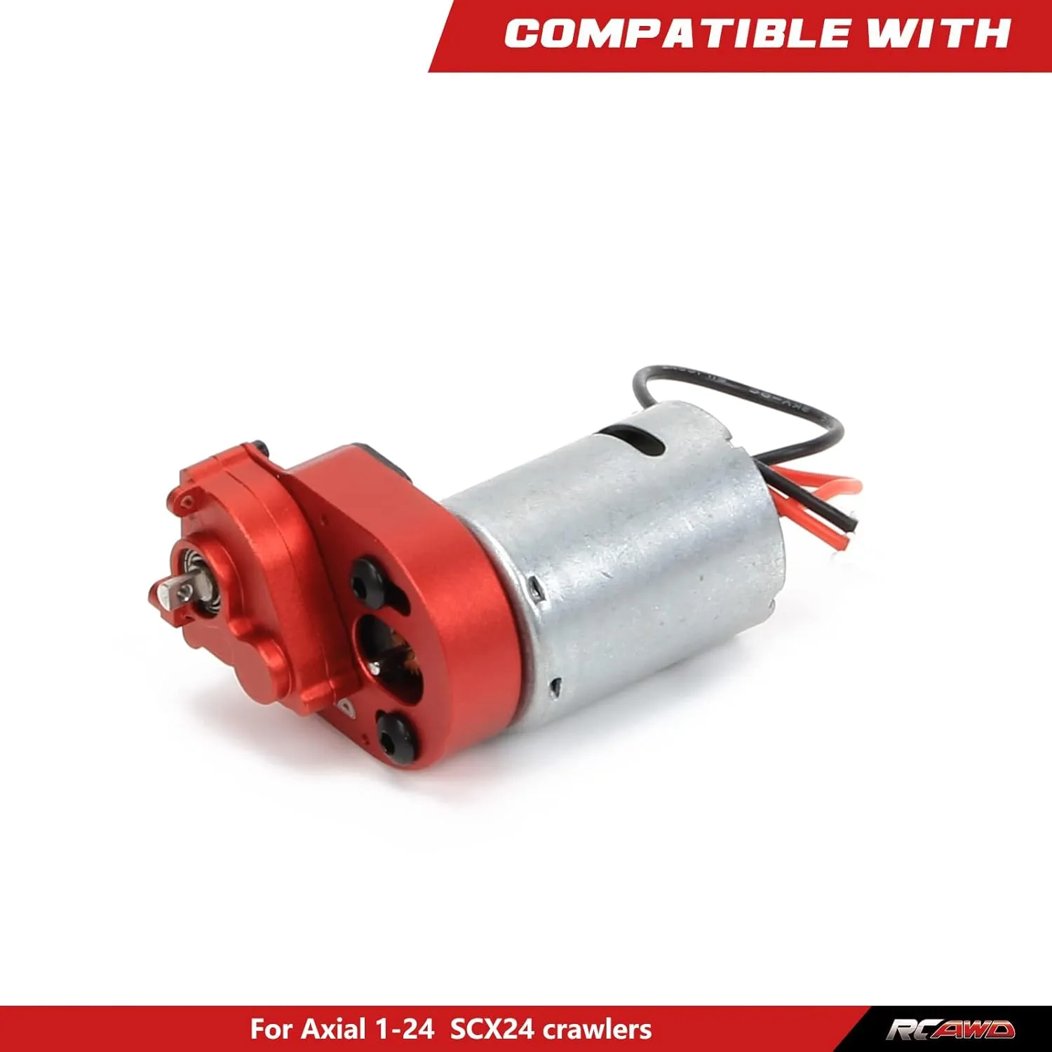 34T Electric Motor Carbon Brushed Motor & Center Gear Housing, Transmission with Steel Gears Upgrades Parts for Axial 1/24#AXI90081#AXI00001#AXI00002#AXI00005#AXI00006 Red RCAWD SCX24 collapse dew implication shoemaker 370 