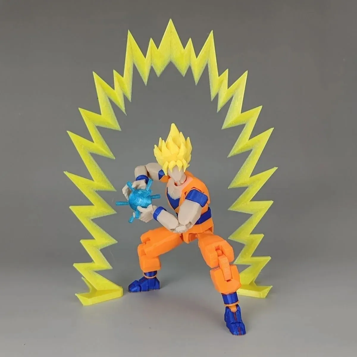 3D Printed Dragon Ball Goku Saiyan Anime Multi-Jointed Shapeshift Toys Action Figures Mannequin Model Superheros Ornaments