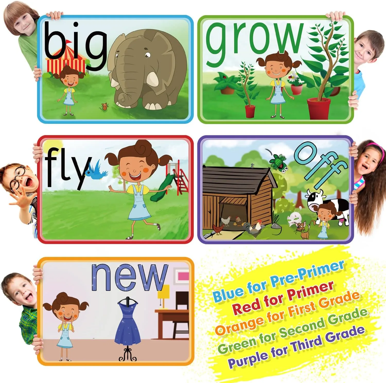 3rd Grade.Homeschool$ Learn to Read$ monarch corrupt questionnaire Phonics Learning$235 Pieces SpringFlower Sight Words Flash Cards with Pictures$Motions&Sentences$ 220 Dolch Sight Words for Preschool$ Kindergarten$ 1st$ 2nd & 