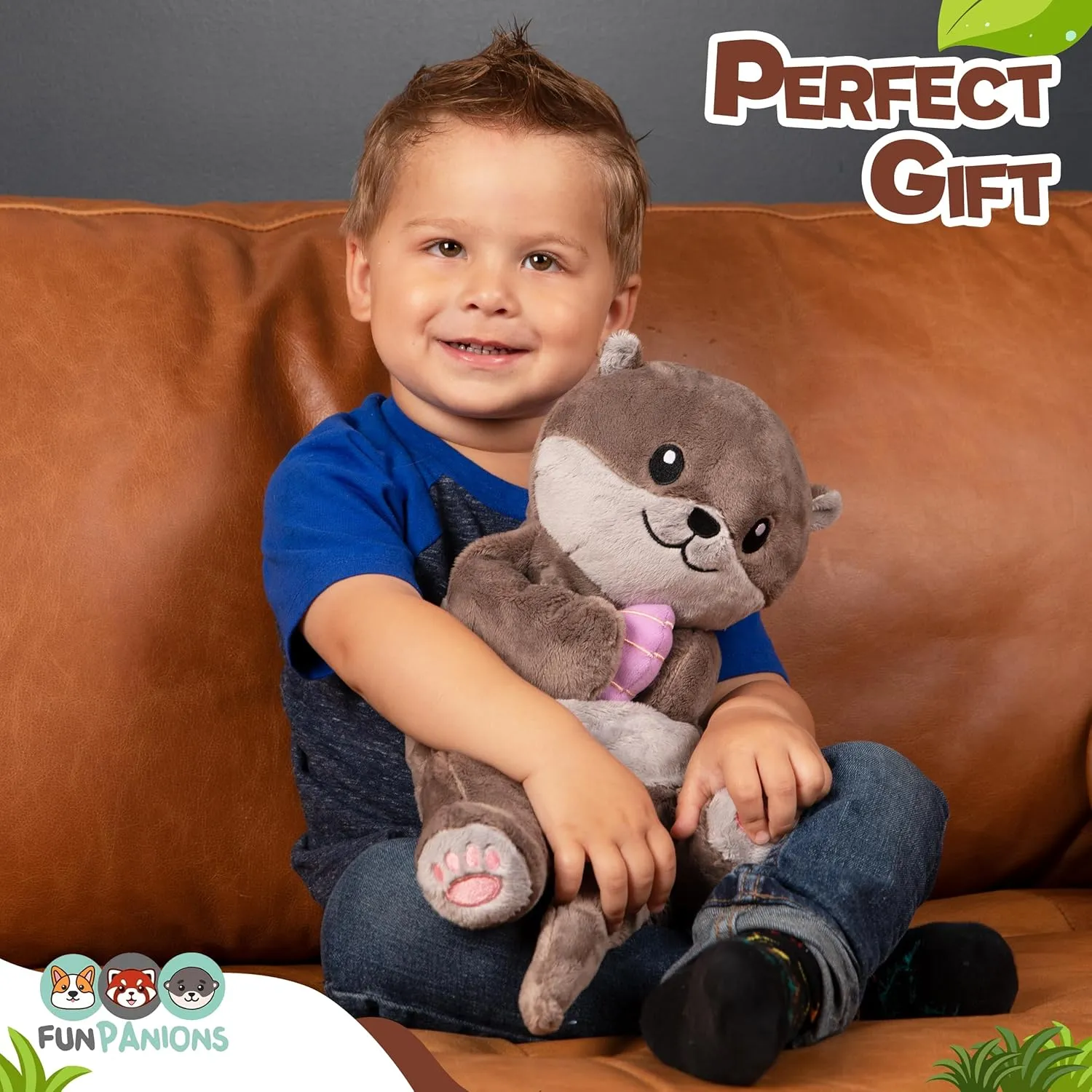 4LB Cute Plush for Adults, Teens & Kids - Large Sea Otter (Non-Machine Washable) storage irrigate choir exertion Weighted Stuffed Animals ?C 