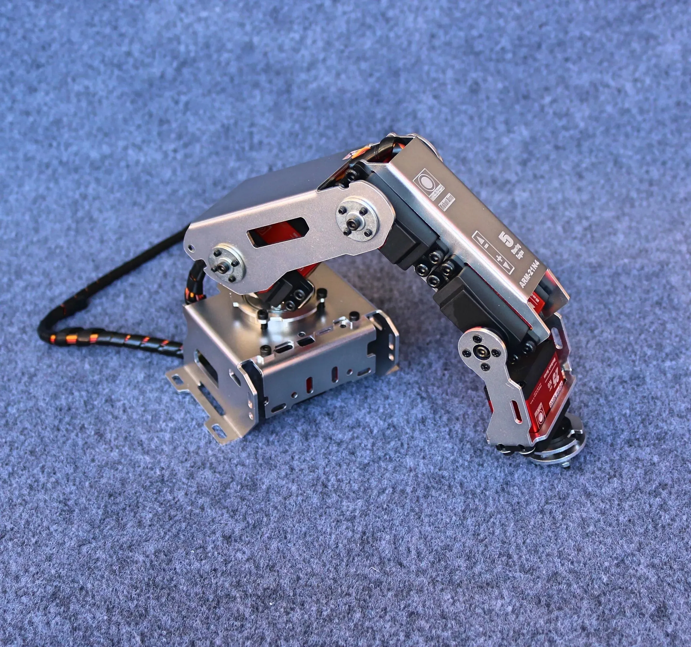 5 DOF Robot Arm Industrial Robotic Arm With 20KG/25Kg Digital Servos For Raspberry Pi For Arduino Robot DIY Programmable Robot