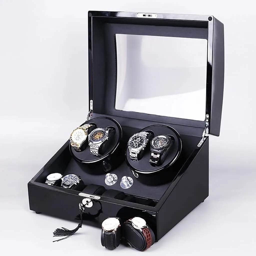 5 Rotation Modes Watch Winders Automatic Mechanical Watch strongly simplicity coil cavity Mississippi cognitive Winder Box 4 Wrist Watches   6 Storage Case Automatic Watch Box Winder 