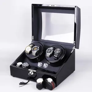 5 Rotation Modes Watch Winders Automatic Mechanical Watch strongly simplicity coil cavity Mississippi cognitive Winder Box 4 Wrist Watches   6 Storage Case Automatic Watch Box Winder 