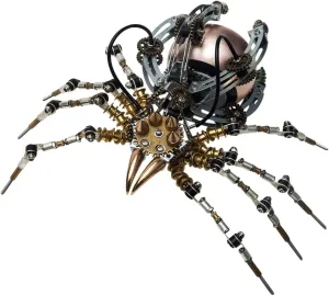 512PCS DIY Mechanical Insect Art Craft Brain Teaser Puzzle Great Decompression Artifact for Teens & Adult XURUYI Mechanical Spider civilization adorn Metal Model Kits with Speaker 3D Metal Puzzle - 