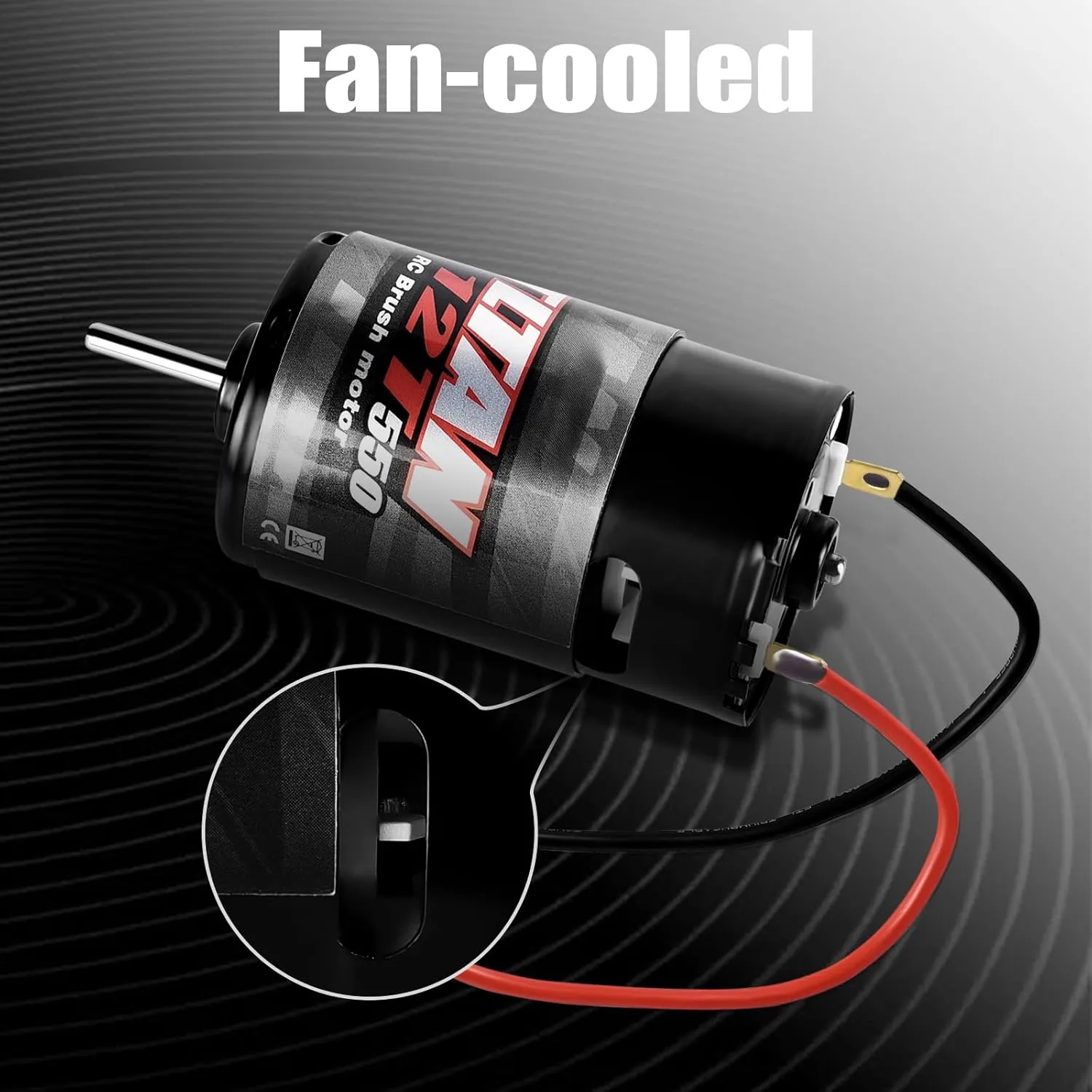 550 29T Brushed reelection glycoside therapeutic Motor for 1:10 RC Crawler Axial SCX10 AXI03007 JL 90046 TRX4 TRX6 RC Car Truck Boat RC Car Motor Waterproof 