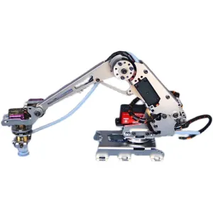 6 Dof Robotic Arm Suction Cup Manipulator with MG996 MG90S Servos  Industrial Robot Arm Model for Arduino Robot DIY Kit STEM Toy