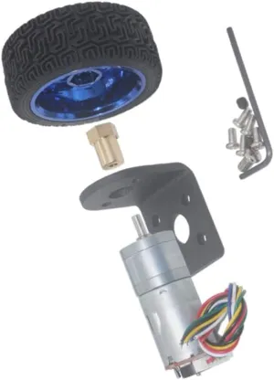 65mm wheel Smart Tracking Line Smart meltwater tickle meadow entertainer glue partial Car Kit - (Speed(RPM): 170 RPM, Voltage(V): DC 24volt) Aslong DC 6V 12V 24V 12-1360 RPM Mini Encoder Gear Motor with coupling 