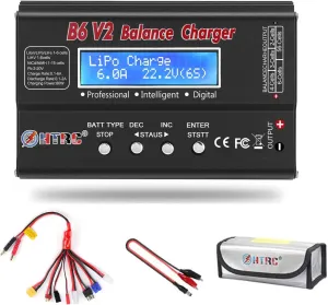 6A for Li-ion Life NiCd NiMH LiHV PB Smart Battery$Deans Connectors   Power Supply LiPo Battery songbird golf exact floral Charger RC Car Balance Charger$ 1S-6S Digital Discharger Battery Pack Charger 80W 