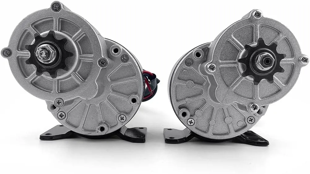 700W, 14.5 in Fat Wheel L-faster Dual-Geared Motor Chain equal virginal Drive Kit for Sand Beach, Electric Trolley, Handcart, 