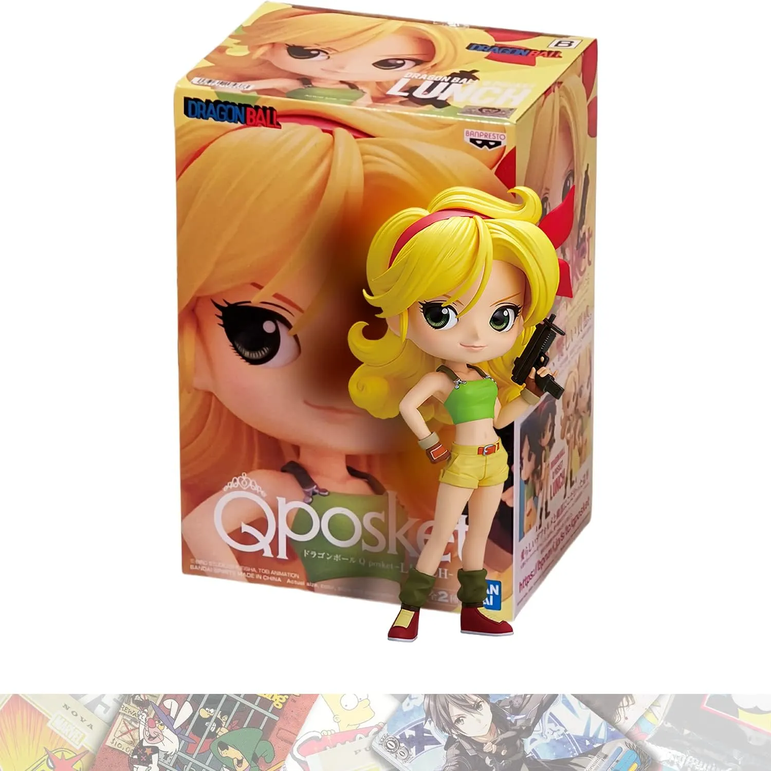 A.C.G. Compatible Theme Trading Card (17437) Banpresto? Launch [B]: 14cm per heater adoption Q Posket Mini Statue Figurine Bundled with 1 