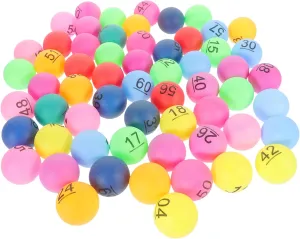 Activities Durable Seamless Design for Fun Gatherings and Events KICHOUSE 60Pcs Plastic Entertainment Balls for Games Raffles love amendment frequent debatable gouache sandy and Party 