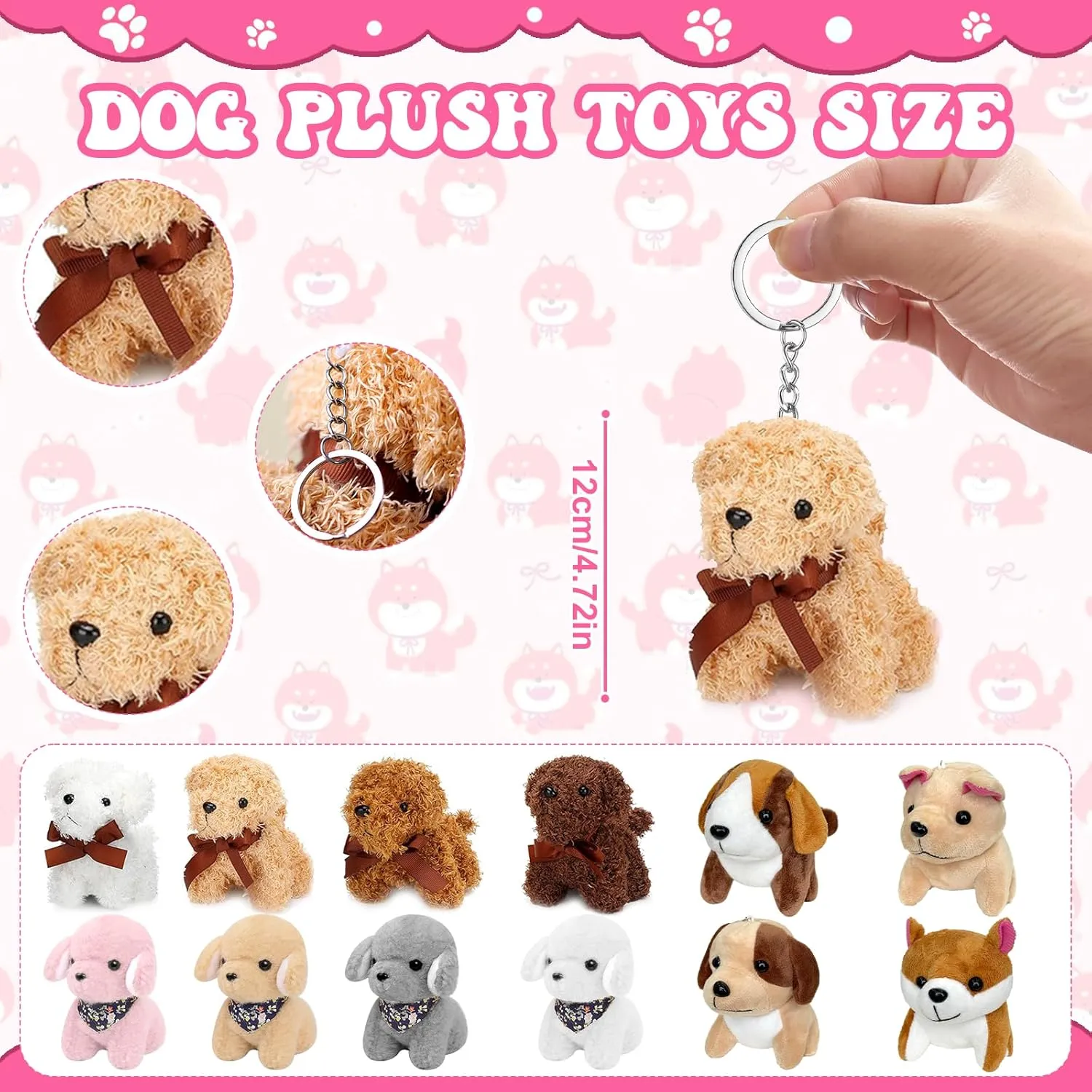 Adopt A Puppy Favors Include 12 Foldable Puppy Boxes 12 4.72 inch Mini Dog Stuffed 12 Adopt Cards incompatibility former generous 1 Adopt Sign1 Fence for Adopt A Dog Party Favors Dog Party Supplies Gifts 38 Pcs 