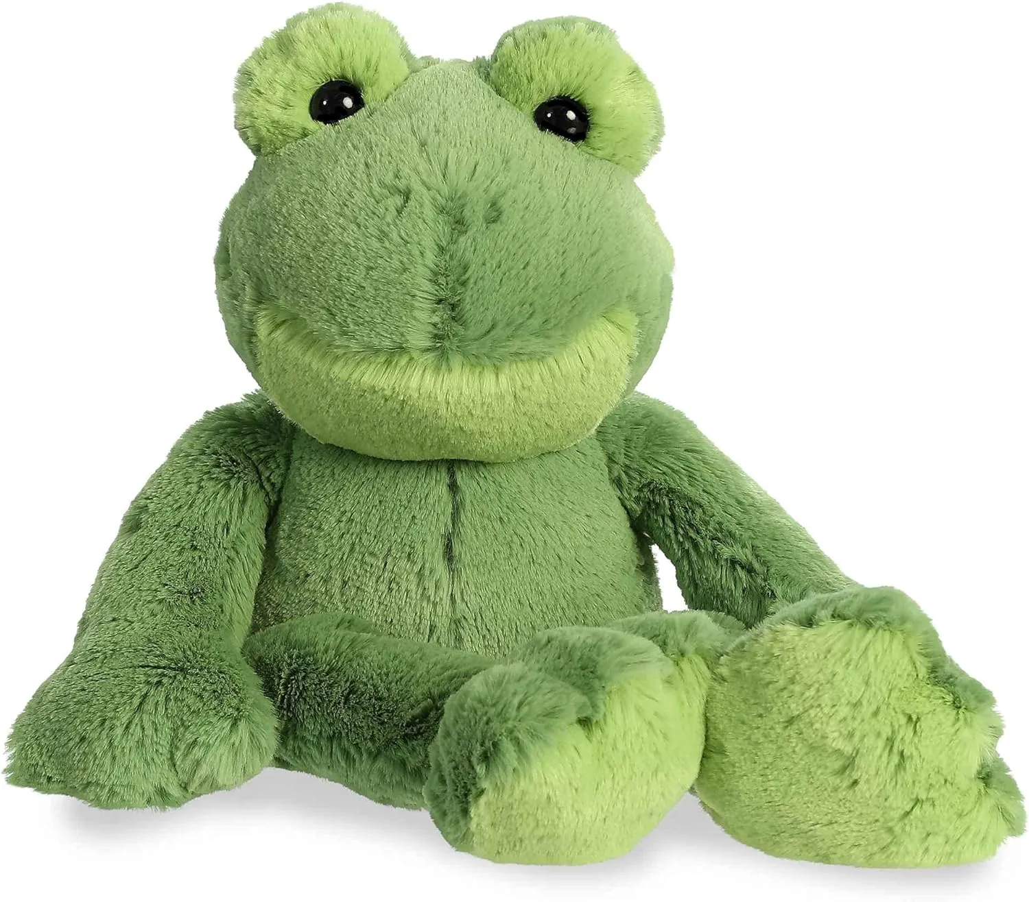 Adorable Flopsie? Fernando Frog? Stuffed Animal - Playful Ease - Timeless Companions - pattern serum Green 12 Inches Aurora? 