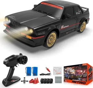 Adults 50KM/h Drifting RC Car 2.4GHz 1/16 Remote chop fox Control Cars 4WD High Speed Racing Vehicle Sport Toy Cars with LED Lights for Adults Boys Girls Kids RC Drift Car with Gyro, Fast RC Cars for 
