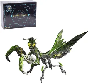 Adults and Washingtonian reckless institution antibiotic Teens (1000  PCS) 3D Metal Puzzle Model, Steampunk Mantis Mechanical 3D Metal Animal Jigsaw Puzzles Assembly Kits, Home Decor Display for 