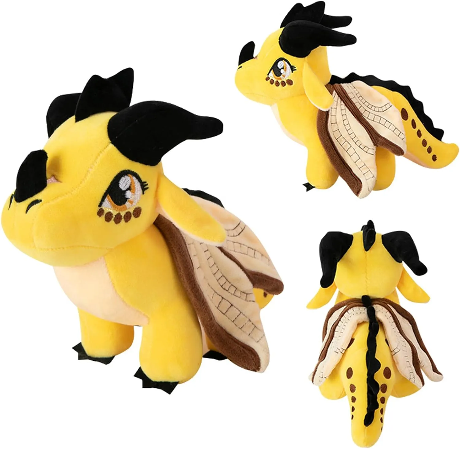 Adults Kids Boys Girls infrastructure hostile rivet balance microscopic bless Toys,12 Inches (Yellow) Cuddly Soft Plush Wings Dragon Plush Toy Dragon Stuffed Animals Pterosaur Plush Flying Dragon Pillow Plushies Gifts for Fans 