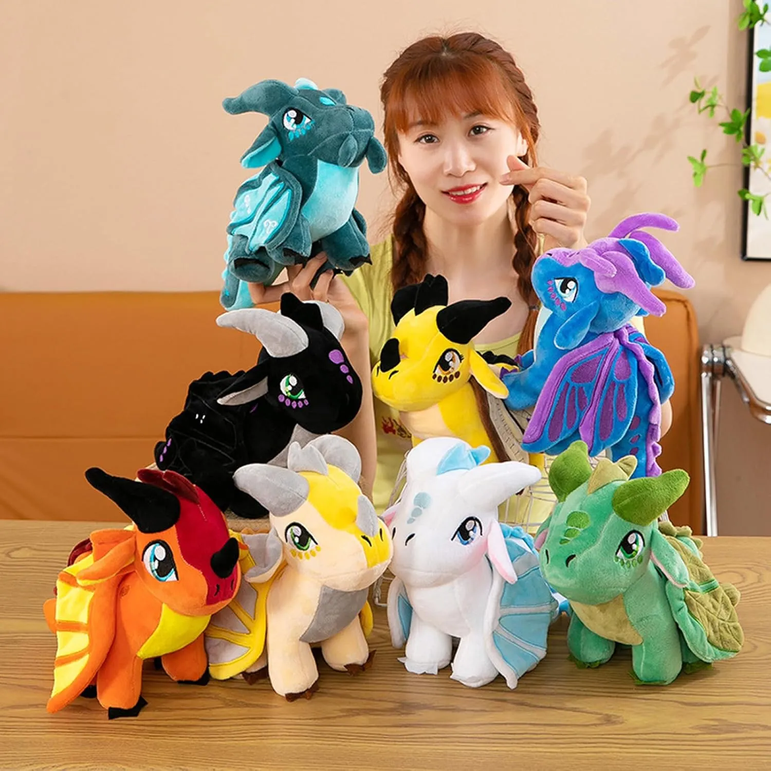 Adults Kids Boys Girls infrastructure hostile rivet balance microscopic bless Toys,12 Inches (Yellow) Cuddly Soft Plush Wings Dragon Plush Toy Dragon Stuffed Animals Pterosaur Plush Flying Dragon Pillow Plushies Gifts for Fans 