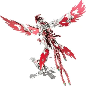 Adults Model Kits: DIY Assembly Mechanical labor Phoenix Stainless Steel Animal Building Block Birthday Gifts for Men Women OreilleStar 3D Metal Puzzles for 