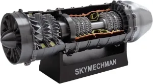 Aircraft Engine Mechanical Science Toy (Contains Internal Battery) pit Helixsun KYMECHMAN 50PCS  Turbofan Engine$ DIY Assembly 1:18 Scale WS-15 Simulation Engine$ 