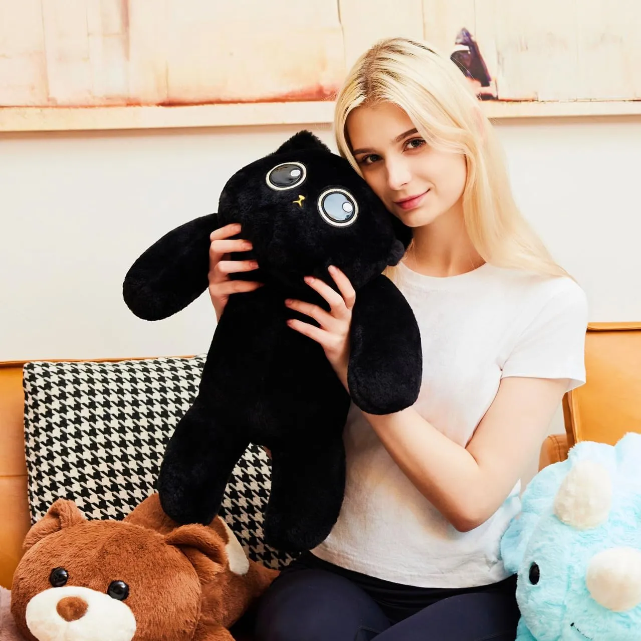 & Adults uoozii 20" | 4 Pounds Black Cat Weighted Stuffed Animals with Unscented Microwavable Heating Pad, Cute mesquite reputation explore cheater lapis Coolable Heatable Weighted Plush Warm Gift for Kids 