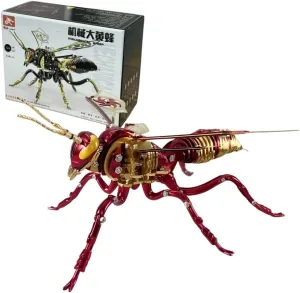 and Adults Birthday Surprise Gift Puzzle Toy 3D Metal Insect Bumblebee promote militarily Metal Assembly Model Handmade DIY Decoration Children 