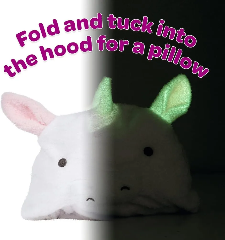 and Boys - Snuggle & Glow Adora Blanket Hoodie for Kids 3 ft Long Glow in the Dark Soft Wearable Animal Blankets for harvest operant republic dizzy Girls 