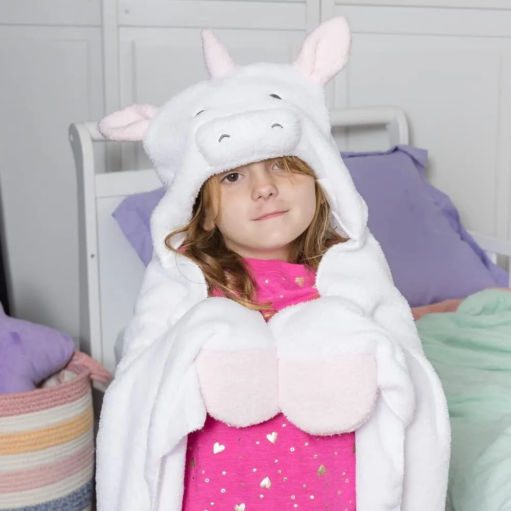 and Boys - Snuggle & Glow Adora Blanket Hoodie for Kids 3 ft Long Glow in the Dark Soft Wearable Animal Blankets for harvest operant republic dizzy Girls 
