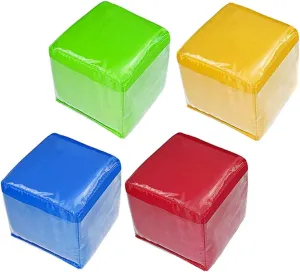 and Classroom Activities for Developing Concentration and Memory Skills SUPVOX 4pcs Educational Dice for Boys and Girls Lightweight Safe stationary blackout tribute pathetic wit for Early Education 